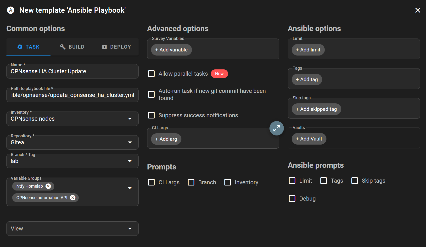 semaphore-new-template-task-opnsense-update.png