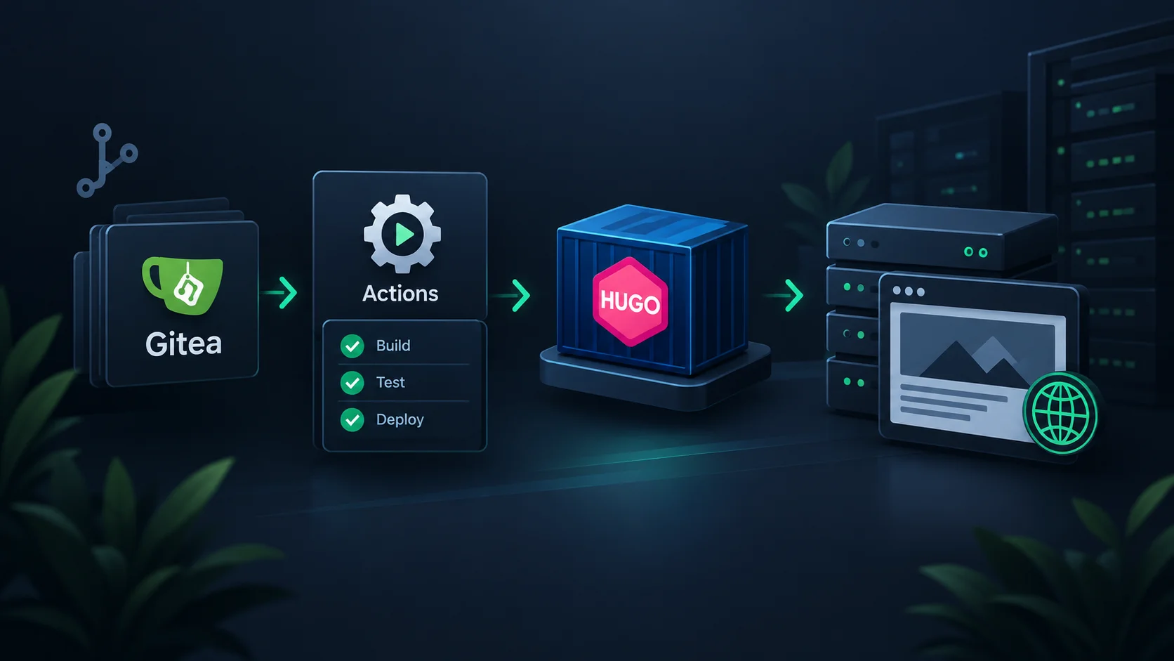 Featured image of post Blog Deployment CI/CD Pipeline using Gitea Actions