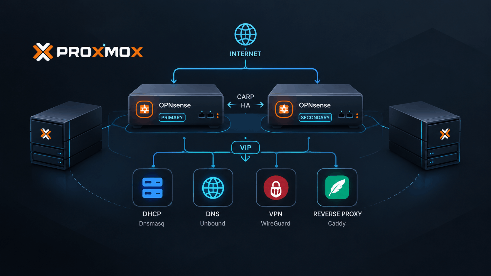 Featured image of post OPNsense HA in Proxmox, my Full Homelab Configuration