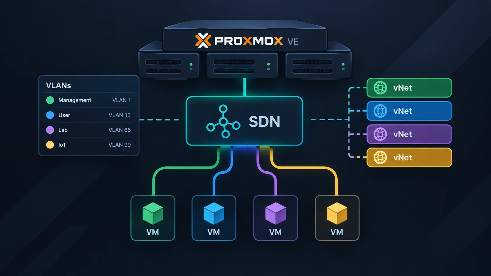 Featured image of post Simplifying VLAN Management in Proxmox VE with SDN